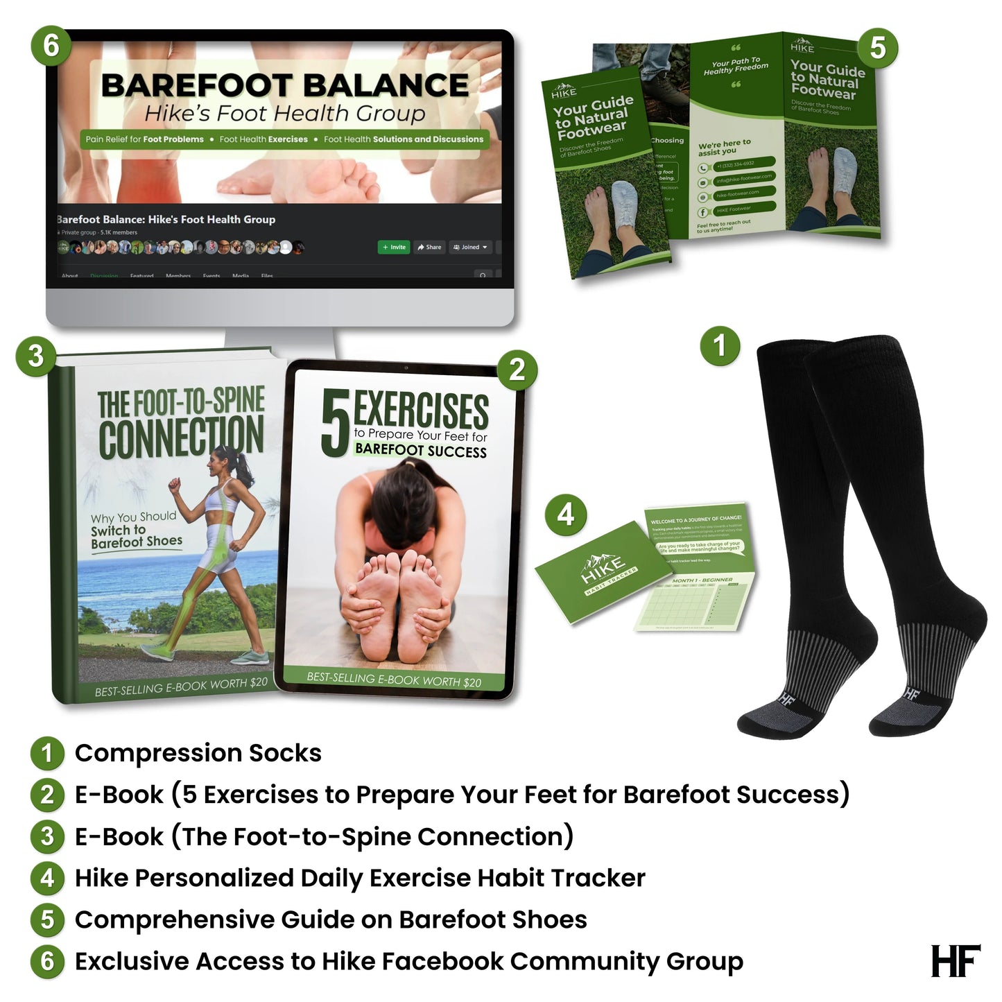 HF Compression Socks - For Boosting Blood Circulation