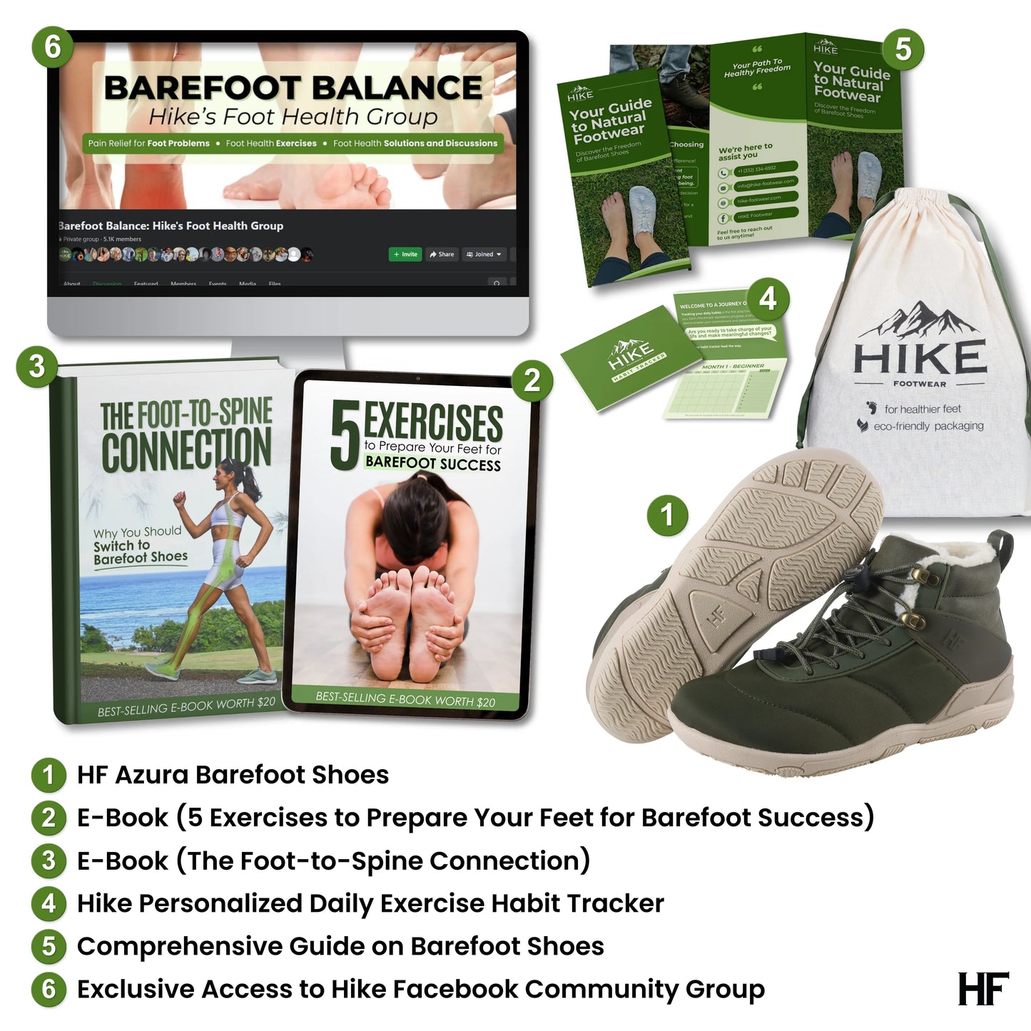 HF Azura – Ergonomic & Supportive Winter Barefoot Shoes (Unisex) (BOGO)