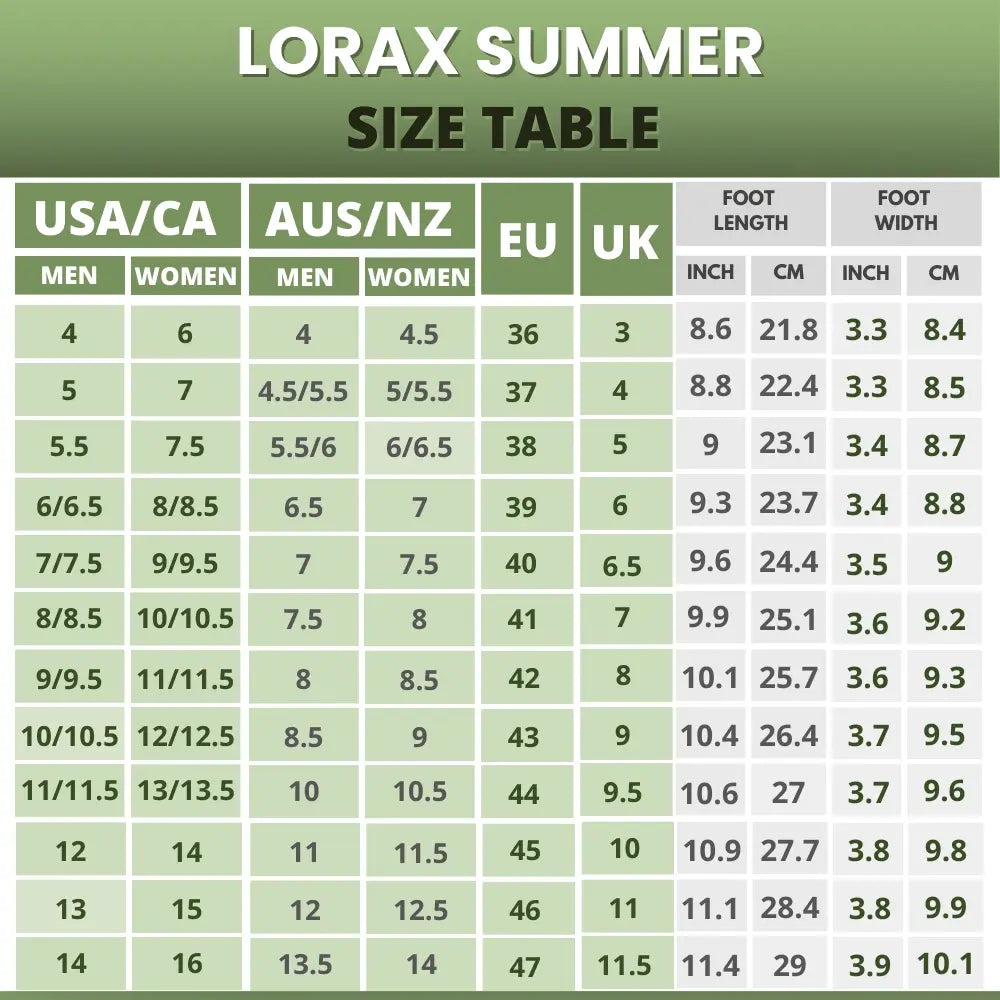 Lorax Summer - Healthy & Non-slip Barefoot Shoes (Unisex) (B2G1)
