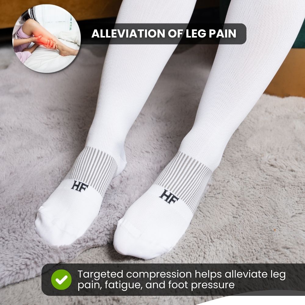 HF Compression Socks + Orthopedic Insoles - For Boosting Blood Circulation